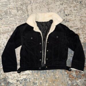 Cider Black Quilted Jacket